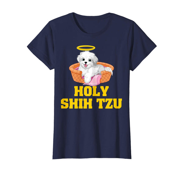 Holy Shih Tzu T Shirt Funny Dog Shitzu Shirts Gift