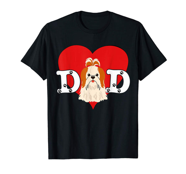 Dad Loves His Shih Tzu T Shirt