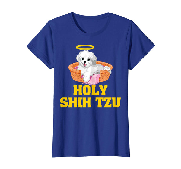 Holy Shih Tzu T Shirt Funny Dog Shitzu Shirts Gift
