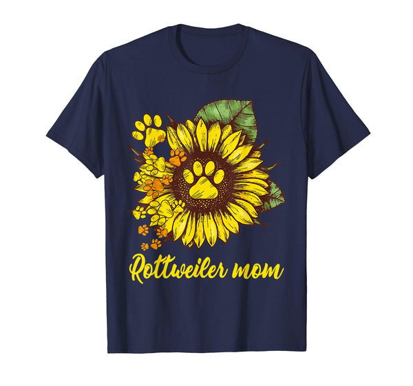 PAWS LOVE ROTTWEILER MOM SHIRT