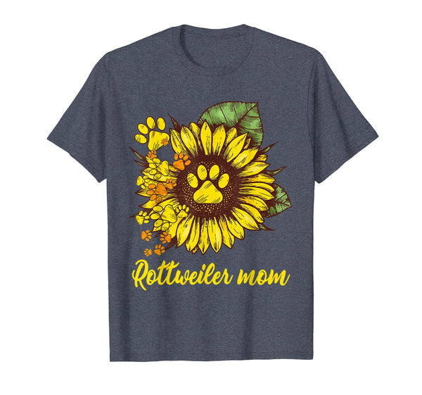 PAWS LOVE ROTTWEILER MOM SHIRT