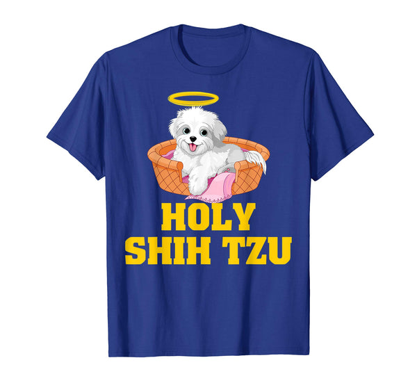 Holy Shih Tzu T Shirt Funny Dog Shitzu Shirts Gift