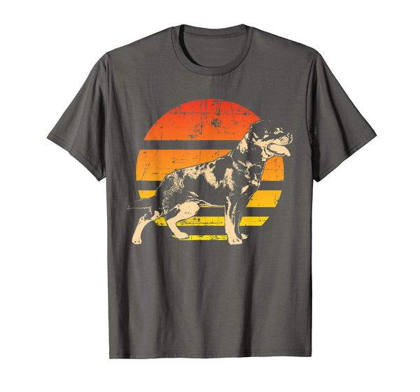 Retro Rottweiler T-Shirt Men Women Kids Gift